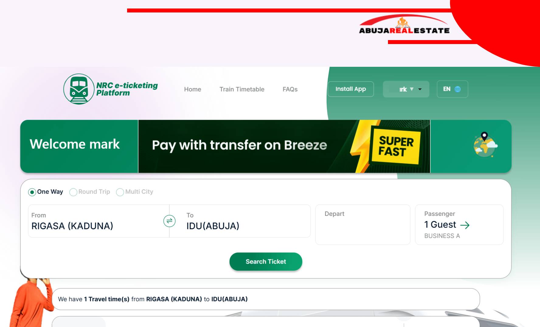 How to Book Train From Kaduna to Abuja (Step-by-Step NRC e-Ticketing Guide)